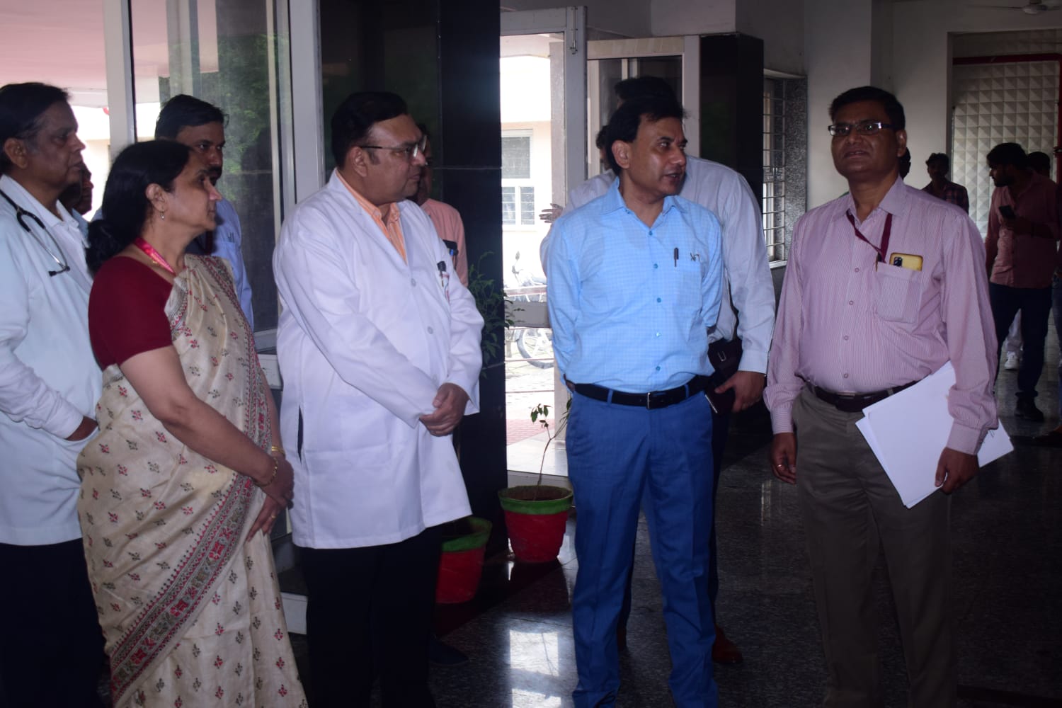 श्री कमल किशोर सोन, महानिदेशक, ईएसआईसी द्वारा ईएसआईसी अस्पताल कोटा, राजस्थान का निरीक्षण किया गया।