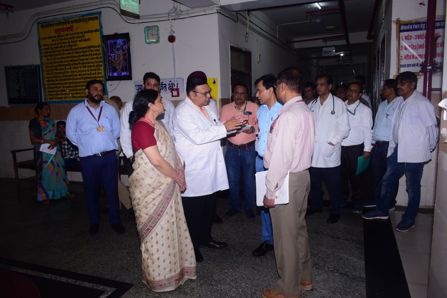 श्री कमल किशोर सोन, महानिदेशक, ईएसआईसी द्वारा ईएसआईसी अस्पताल कोटा, राजस्थान का निरीक्षण किया गया।