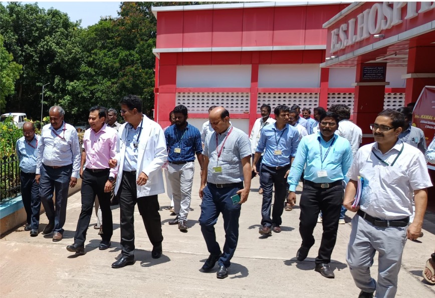 Sh. Kamal Kishore Soan, Director General, ESIC visited ESIS Hospital, Gorimedu, Puducherry